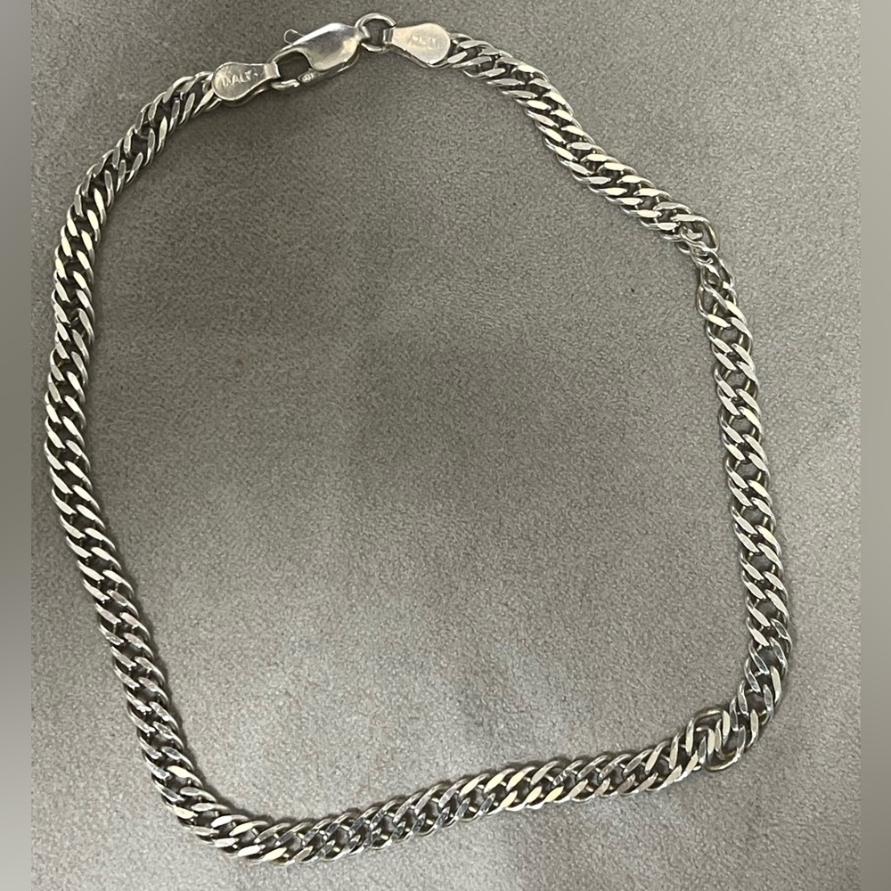 Sterling silver anklet